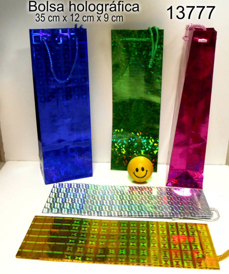 Imagen de BOLSA DE REGALO HOLOGRAFICA 35X12X9 2.26